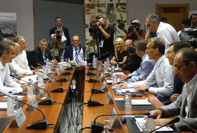 Συνάντηση πρωθυπουργού, κ. Κυριάκου Μητσοτάκη,  με διοίκηση ΔΕΘ-Helexpo στο πλαίσιο της 86ης ΔΕΘ