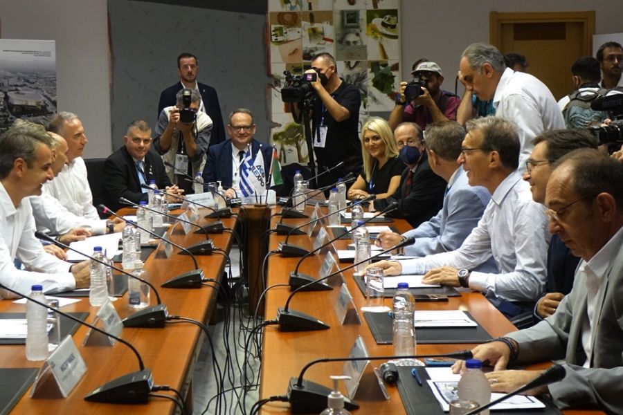 Συνάντηση πρωθυπουργού, κ. Κυριάκου Μητσοτάκη,  με διοίκηση ΔΕΘ-Helexpo στο πλαίσιο της 86ης ΔΕΘ
